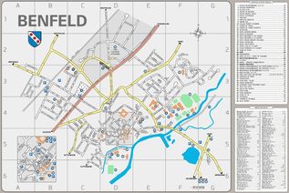 Plan de la ville de Benfeld